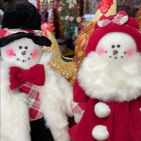 Snowman Couple Christmas Carolers Holiday Decor❤️❤️ - Picture 16 of 16